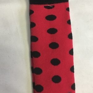 Girl’s K. BELL Lady Bug Cushioned Slipper Socks